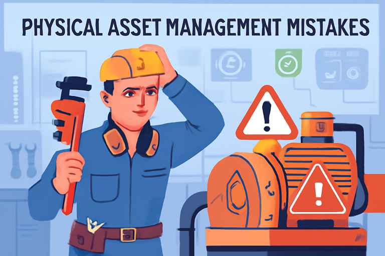 ۶ راهکار ساده برای اصلاح اشتباهات رایج در مدیریت دارایی‌های فیزیکی (Physical Asset Management)